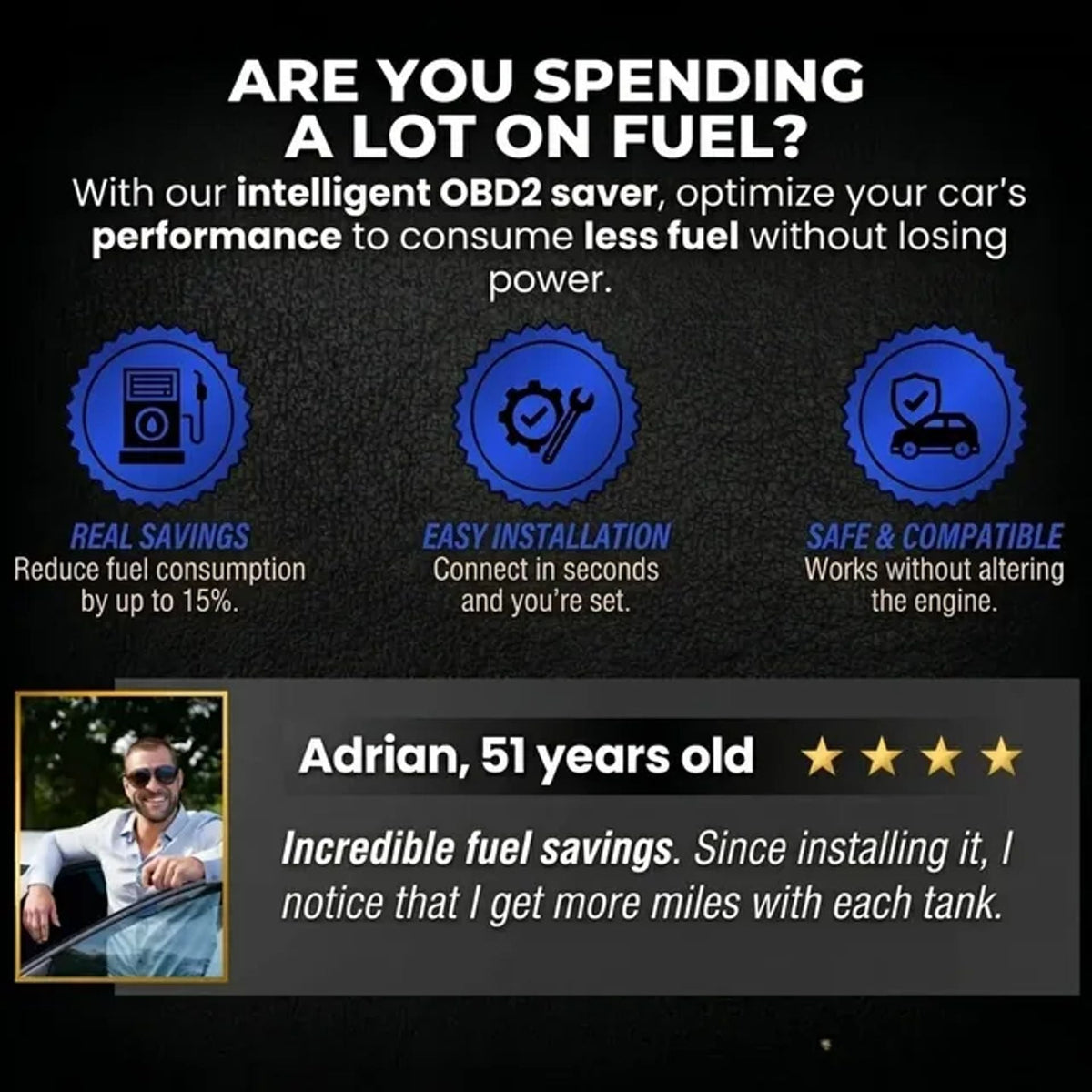 Upto Plug-and-Play Fuel Saver: Drive Further, Improve Fuel Efficiency