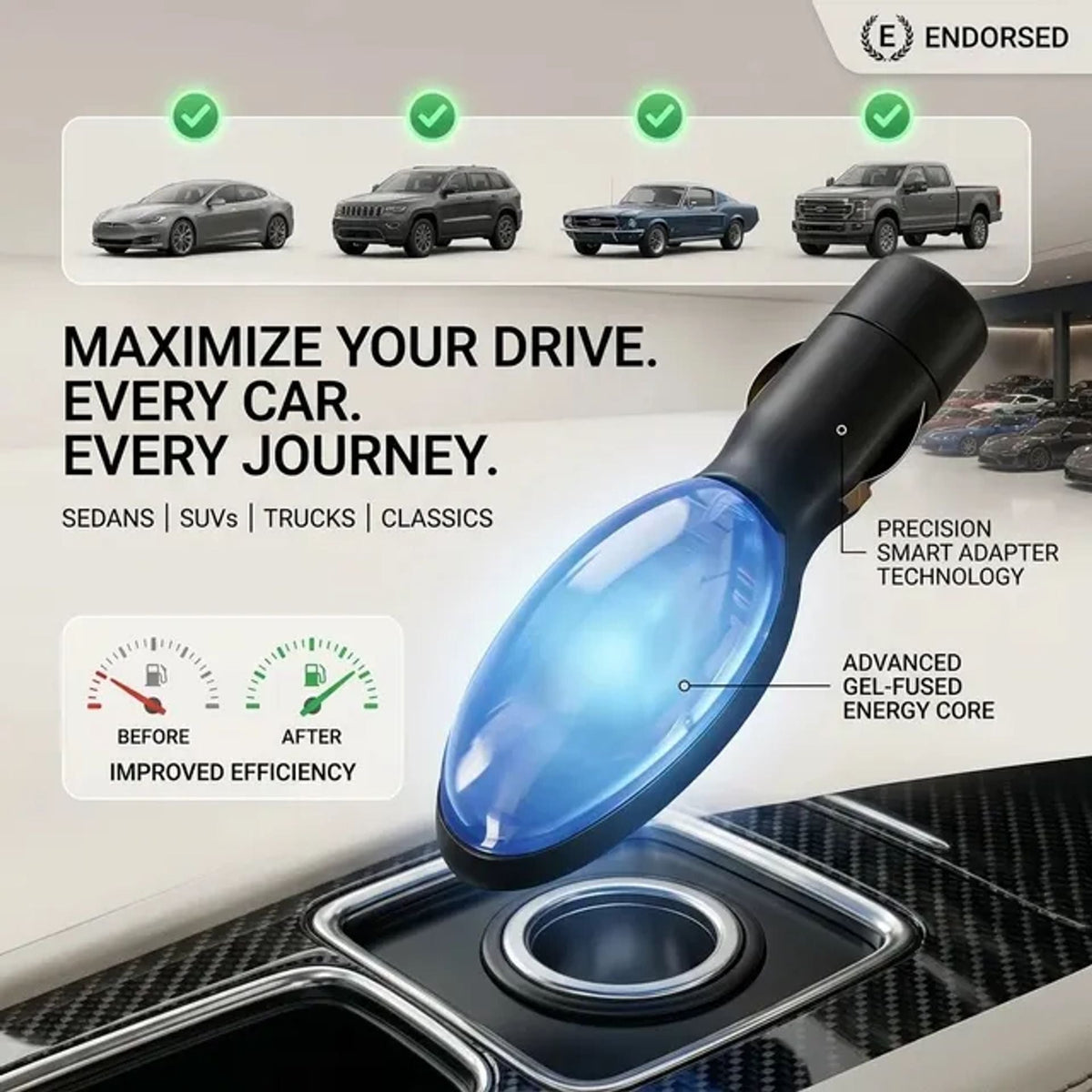 Upto Plug-and-Play Fuel Saver: Drive Further, Improve Fuel Efficiency