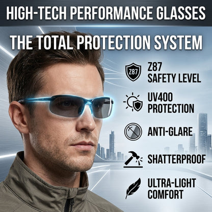 Smart Vision Glasses Anti-Glare UV Protection with Infrared Night Vision & Impact-Resistant Lenses