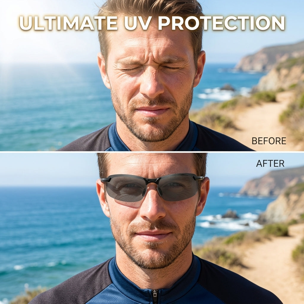 Smart Vision Glasses Anti-Glare UV Protection with Infrared Night Vision & Impact-Resistant Lenses