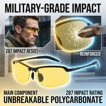 Smart Vision Glasses Infrared Night Vision | Anti-Glare | UV Protection | Impact-Resistant
