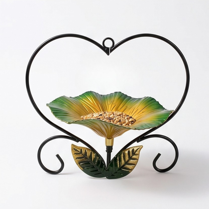 Heart Flower Bird Feeder