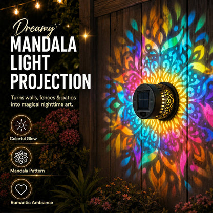 Solar Mandala Wall Lights