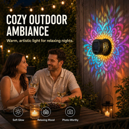 Solar Mandala Wall Lights