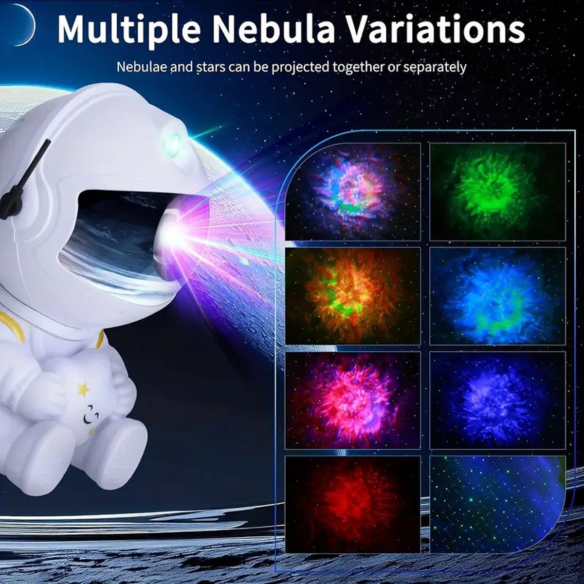 Astronaut Star Projector Light