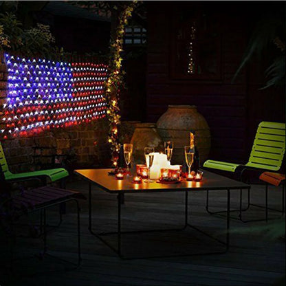American Flag String Lights