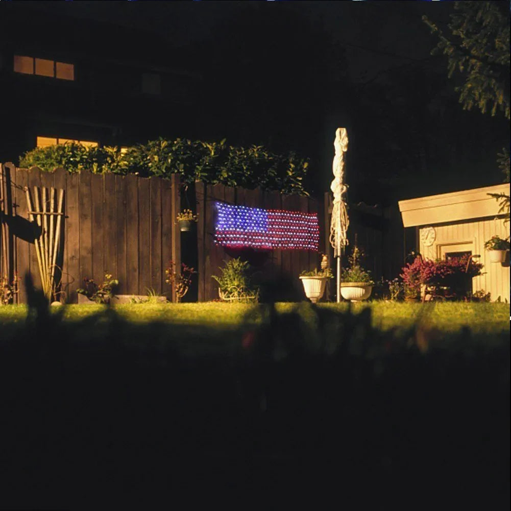 American Flag String Lights