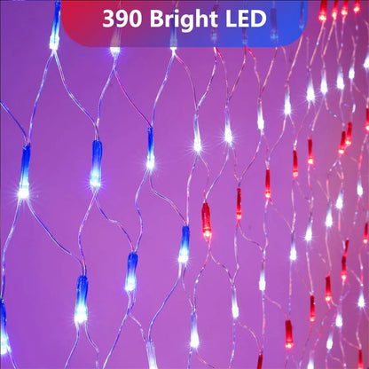 American Flag String Lights