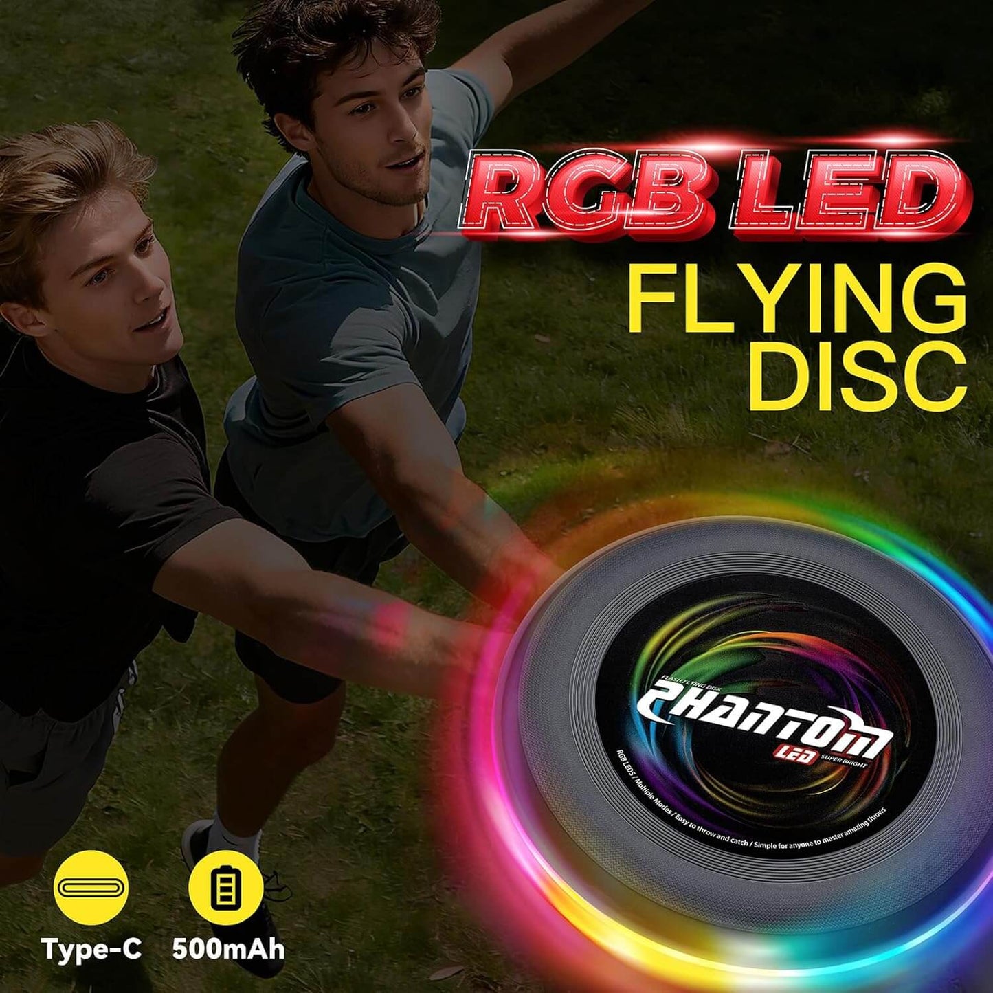 LED Light Flying Disc