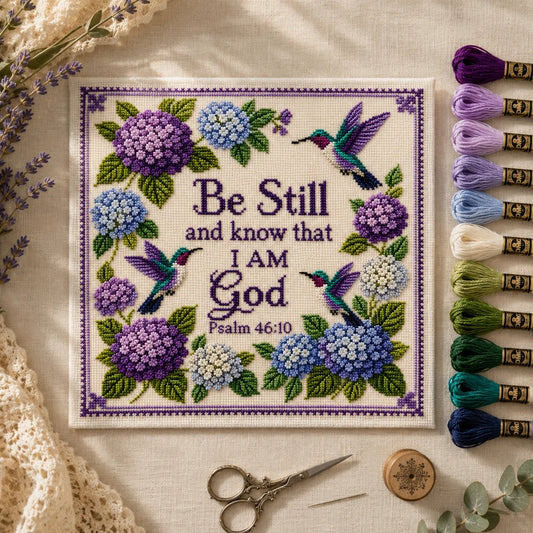 Hummingbird Cross Stitch Kit