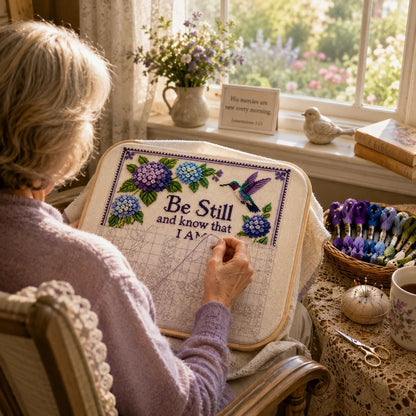 Hummingbird Cross Stitch Kit