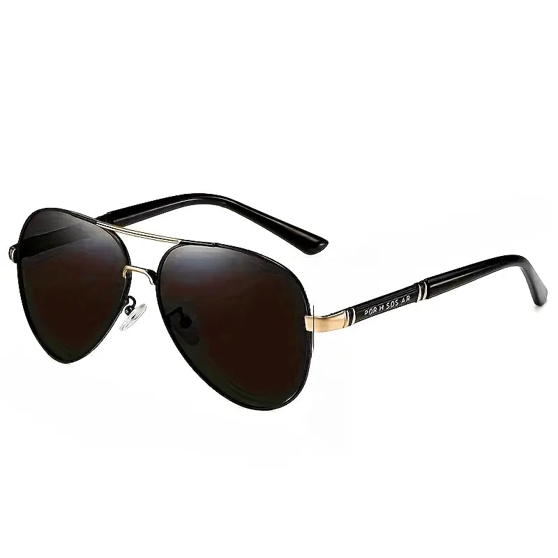 2-Pack Unisex Aviator Sunglasses | 100% Polarized Lenses