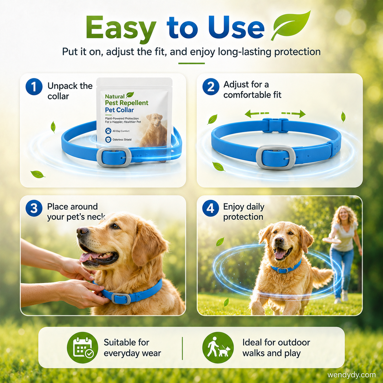 Essential Oil Pet Collar