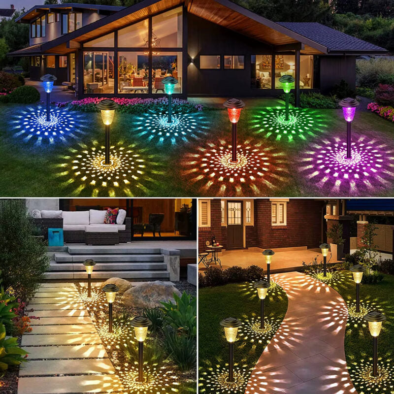 Rainbow Solar Projection Lights