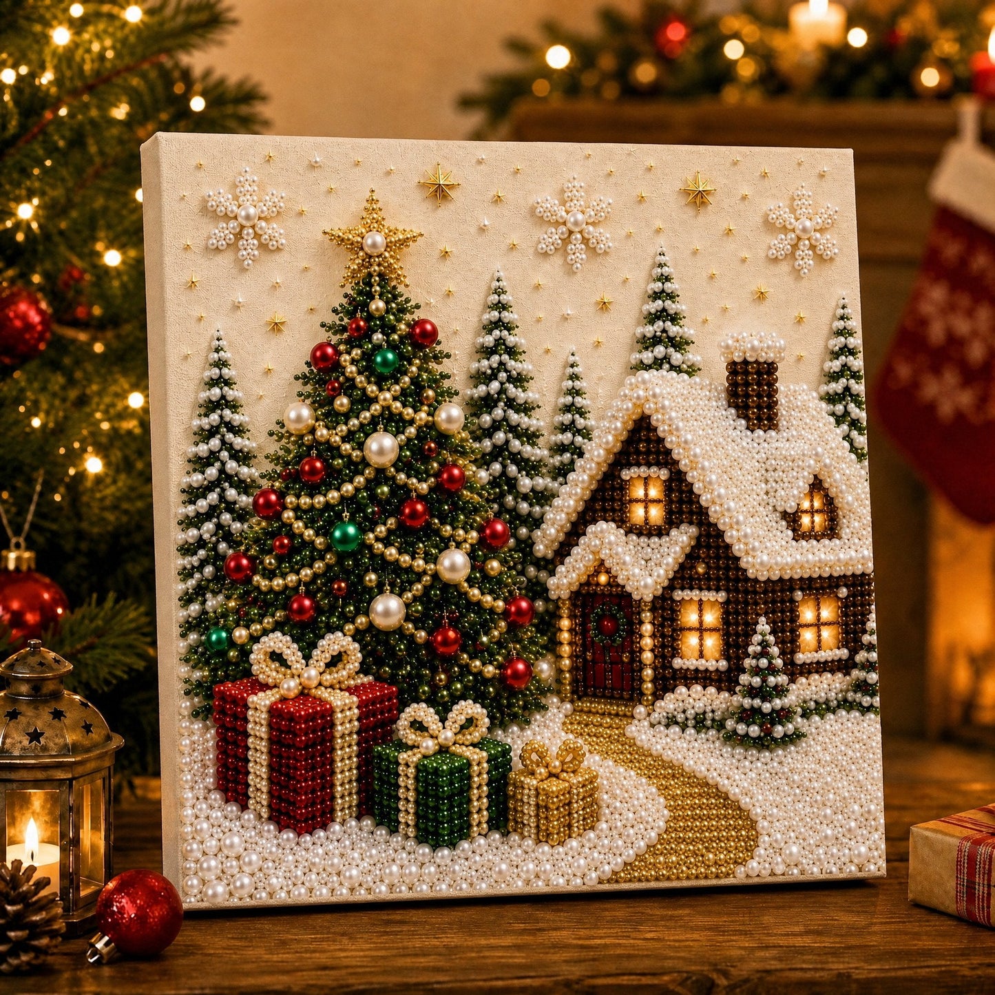 Framed Christmas Diamond Painting
