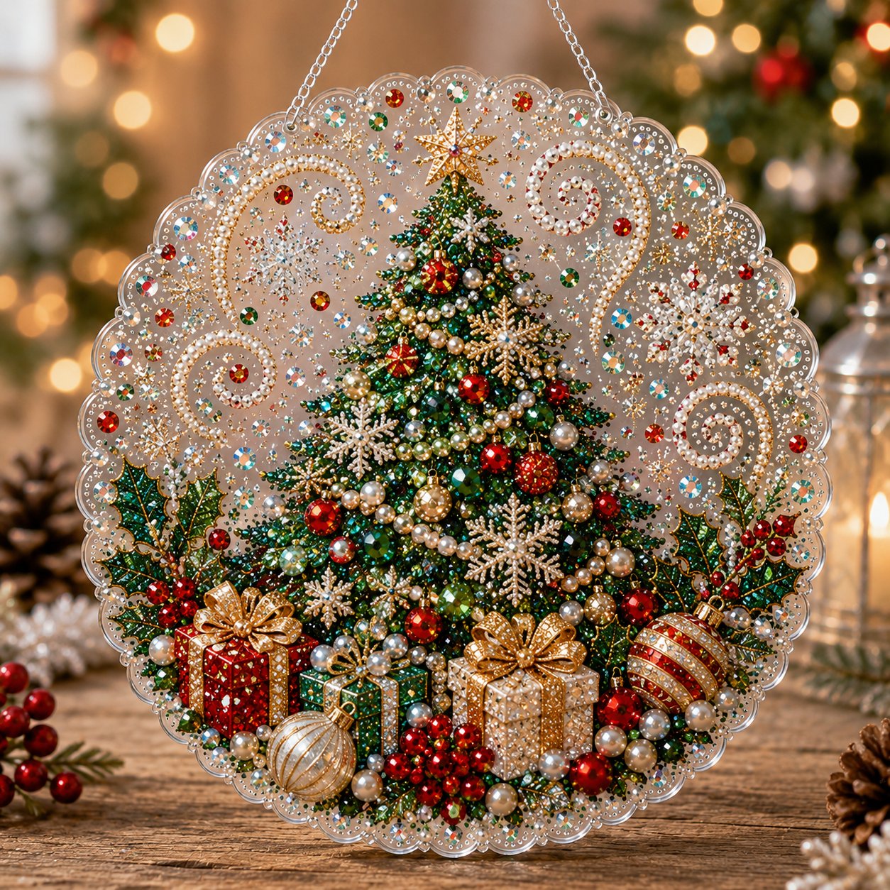 Christmas Diamond Suncatcher Kit