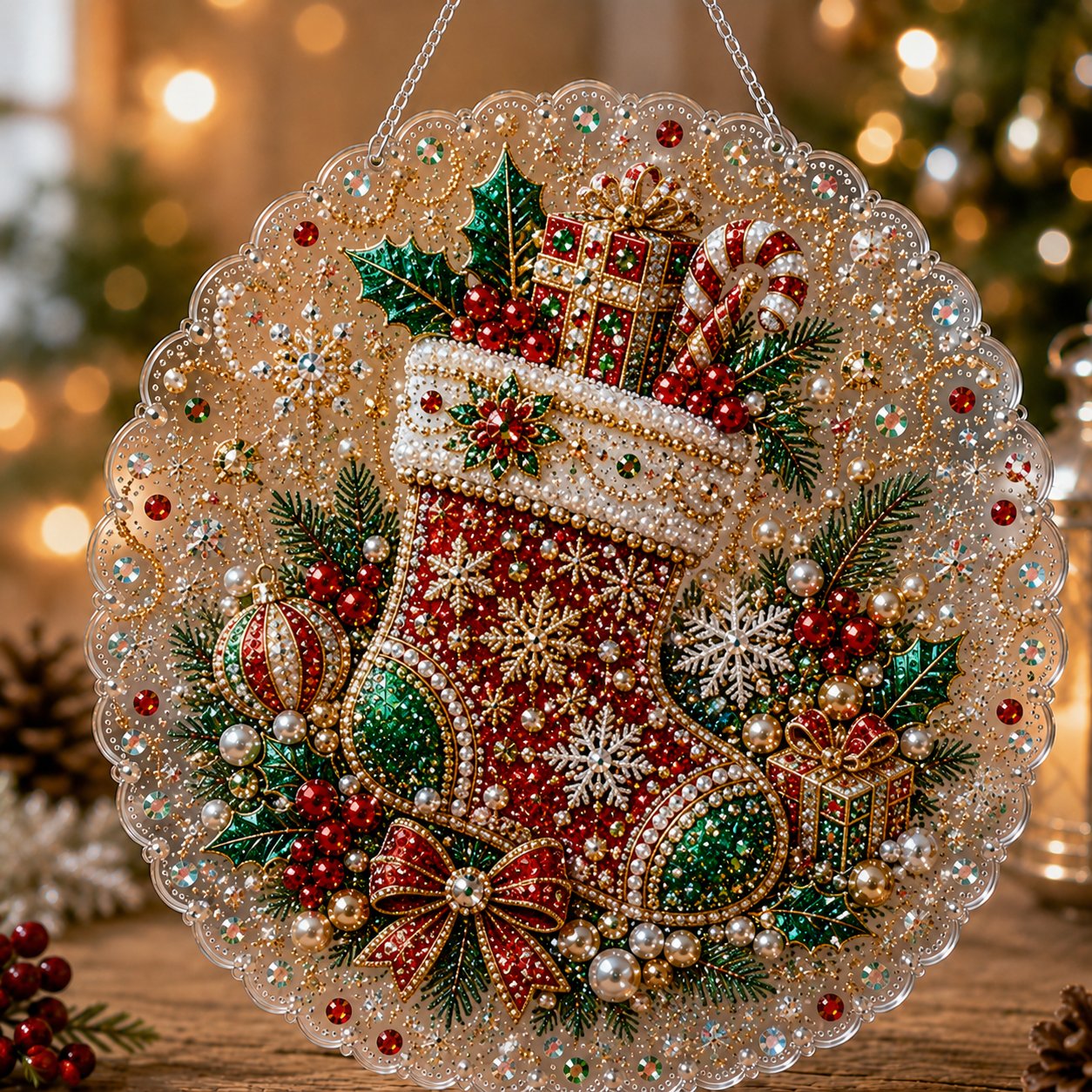 Christmas Diamond Suncatcher Kit