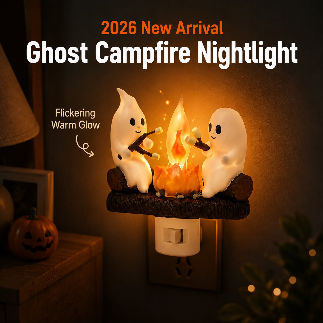 Ghost Campfire Night Light