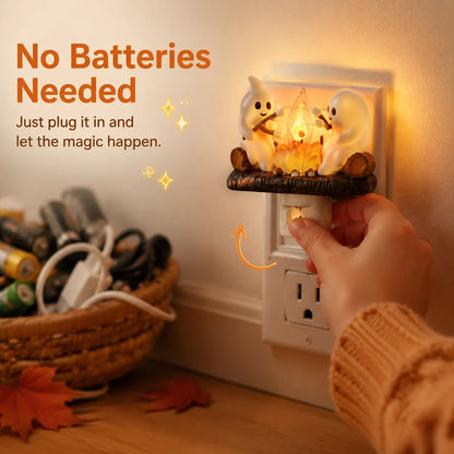 Ghost Campfire Night Light