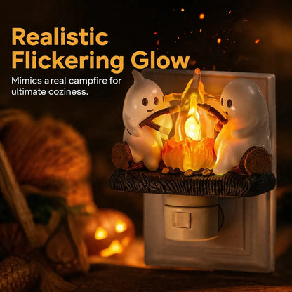 Ghost Campfire Night Light