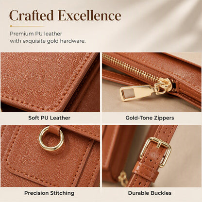 Women's Touchscreen Sensitive Phone Crossbody Bag
