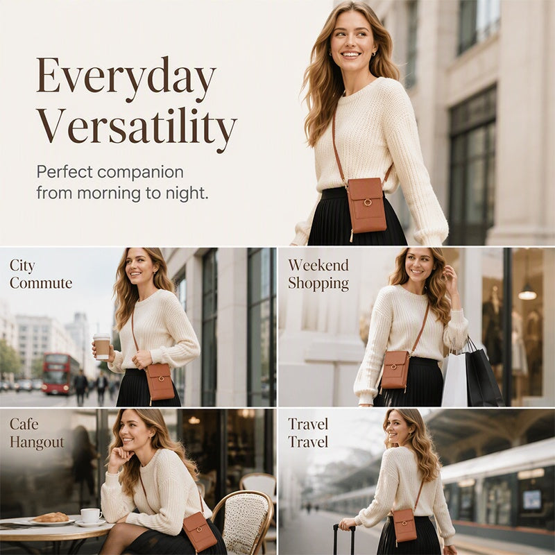 Women's Touchscreen Sensitive Phone Crossbody Bag