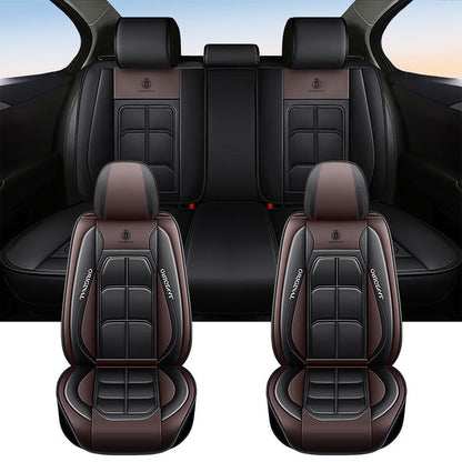5-Seater Universal Leather Car Seat Cover Set