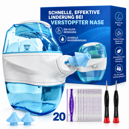 Electric Nasal Rinse Device | Easy Saline Rinse Routine