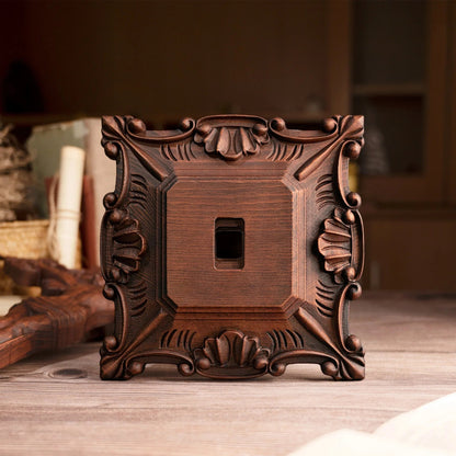 St. Benedict Exorcism Cross wood carved - Bless you and your family