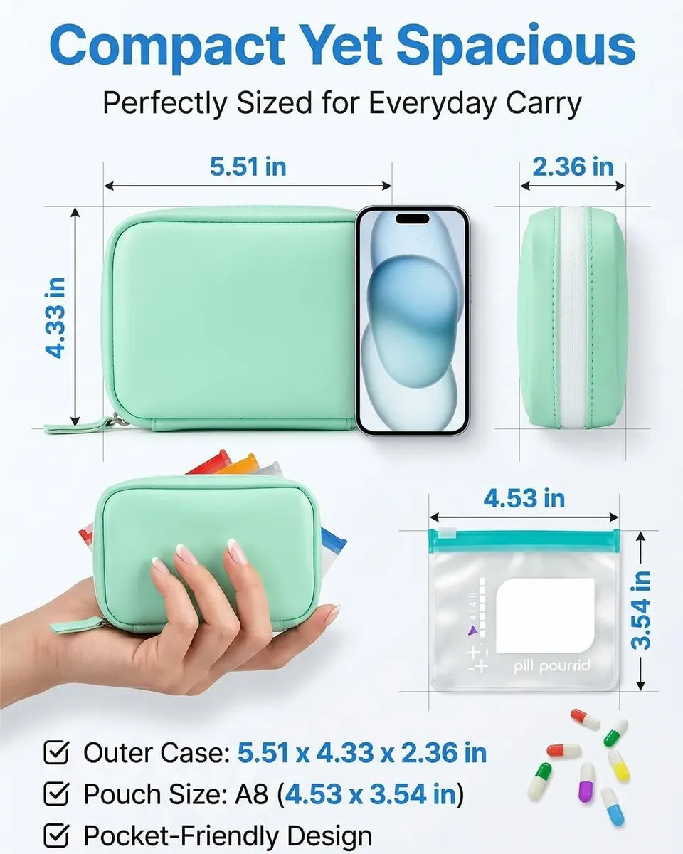Waterproof Weekly Pill Box