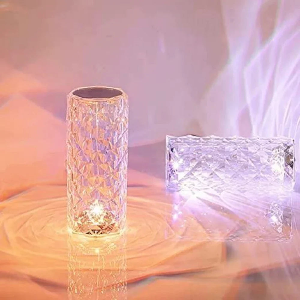 Multicolor Diamond Crystal Lamp