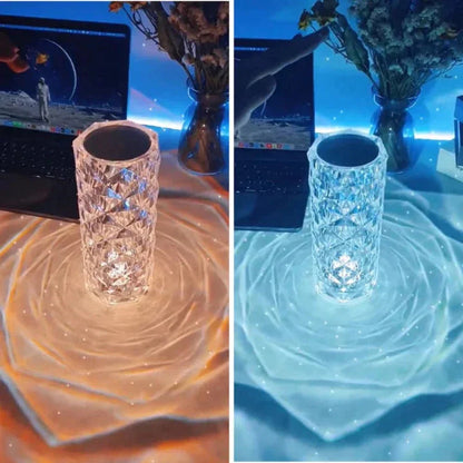 Multicolor Diamond Crystal Lamp