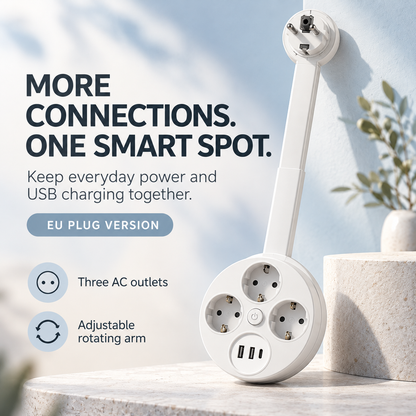 Rotating Wall Outlet Extender Bring Hidden Outlets Within Easy Reach