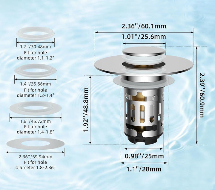 Four O-Ring Fit Options