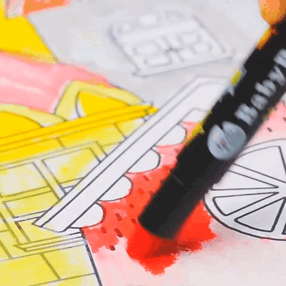 BabyRoo Silky Washable Crayons Safe, Smooth & Easy to Clean!