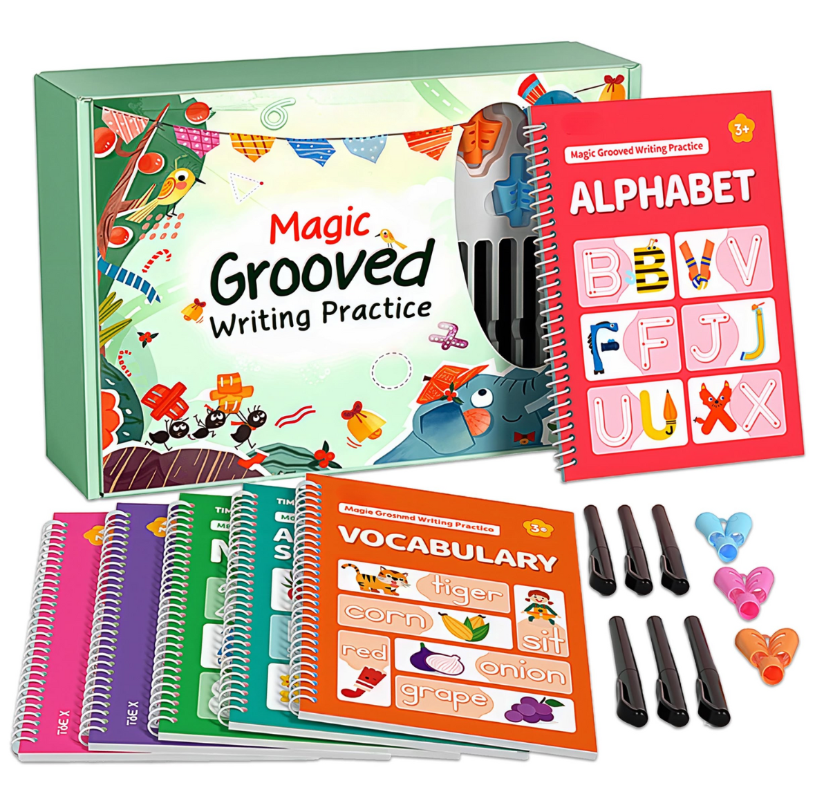 Grooved Handwriting Practice Book
