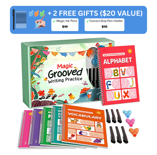 Grooved Handwriting Practice Book