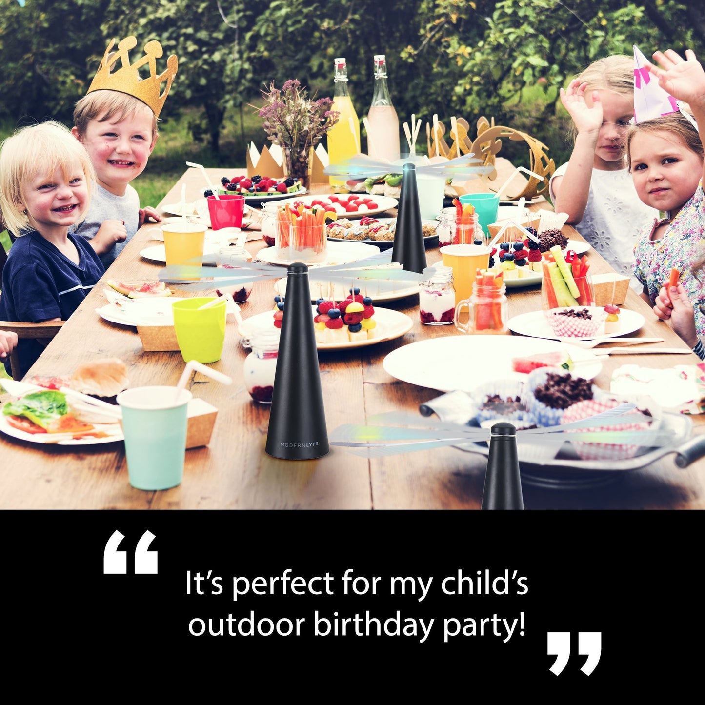 Outdoor Dining Fly Fan