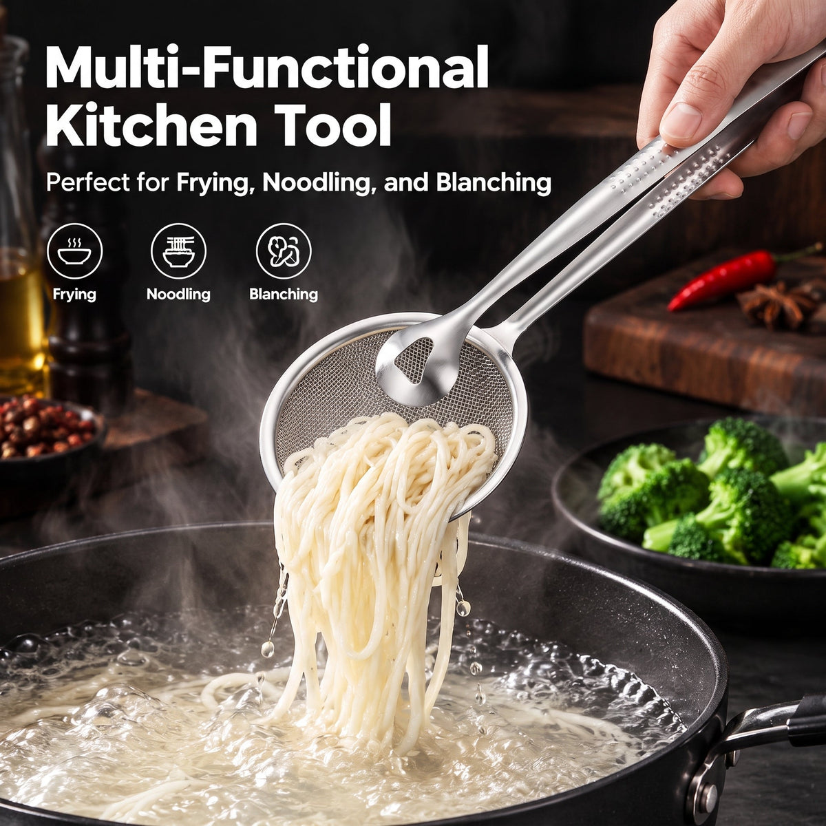 Last 200 pieces, Michelin chef recommended multi-functional stainless steel oil filter clip