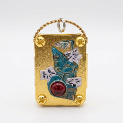 Mini Brass Flower Press Pocket-Sized Botanical Keepsakes