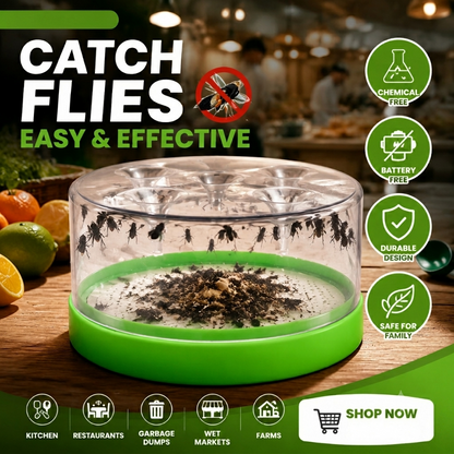 Keep Flies Away Naturally No Electricity, No Toxic Sprays, Reusable Design!