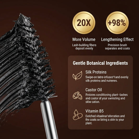 Waterproof Mascara Locks in 24-hour curl
