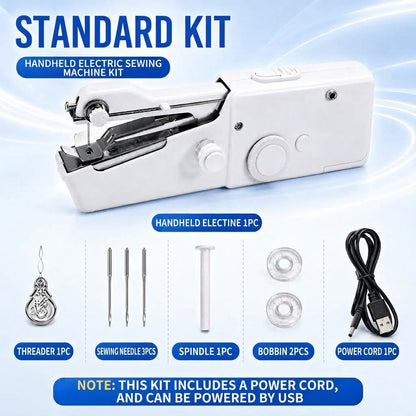Portable Handheld Sewing Machine, Fast Fabric Repair At Home