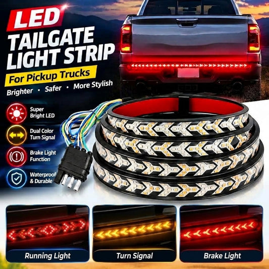 LED Tailgate Lights, Turn Signals And Driving And Reversing Lights
