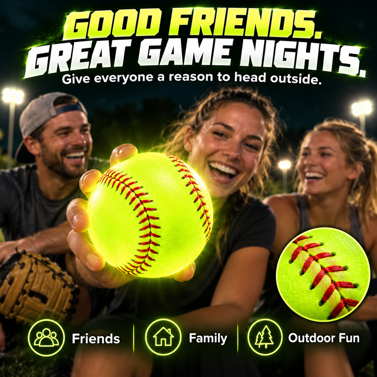 Glow Baseball for Brighter Game Nights