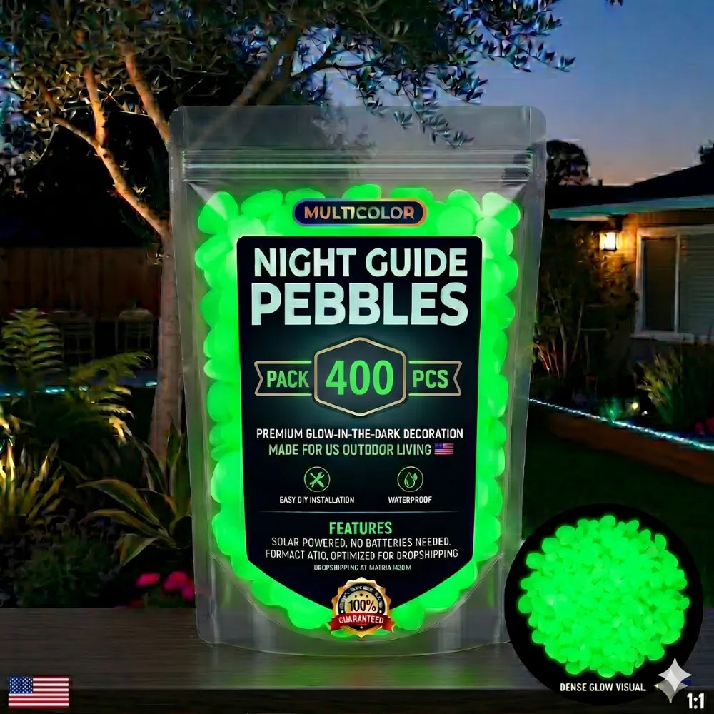 Glow-In-The-Dark Garden Stones