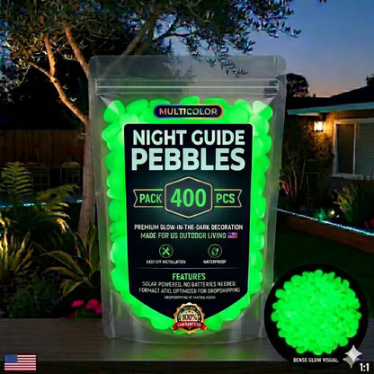 Glow-In-The-Dark Garden Stones