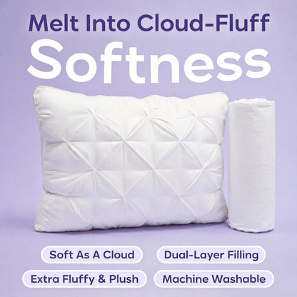 Plush Breathable Bed Pillow