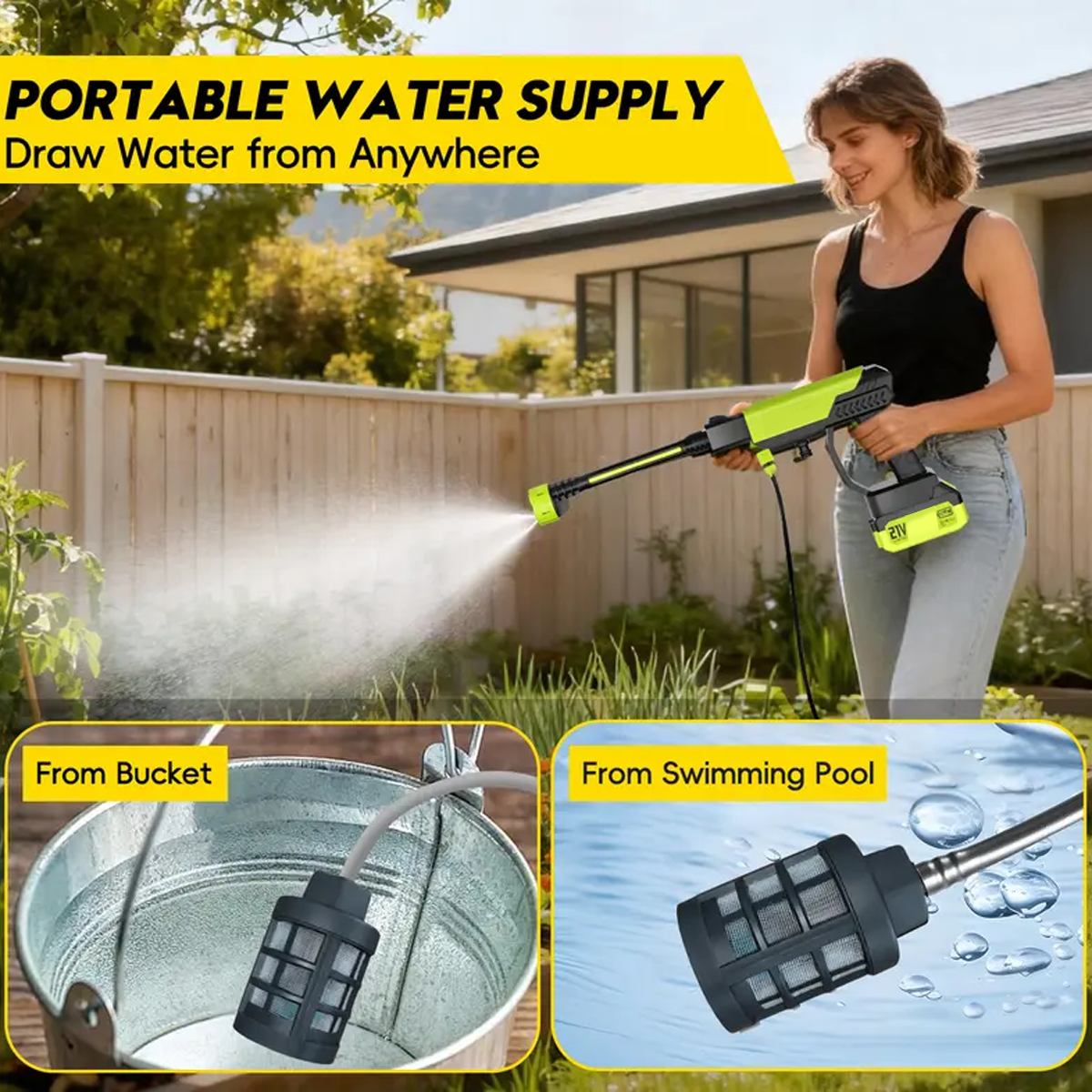 Cordless Portable Pressure Washer