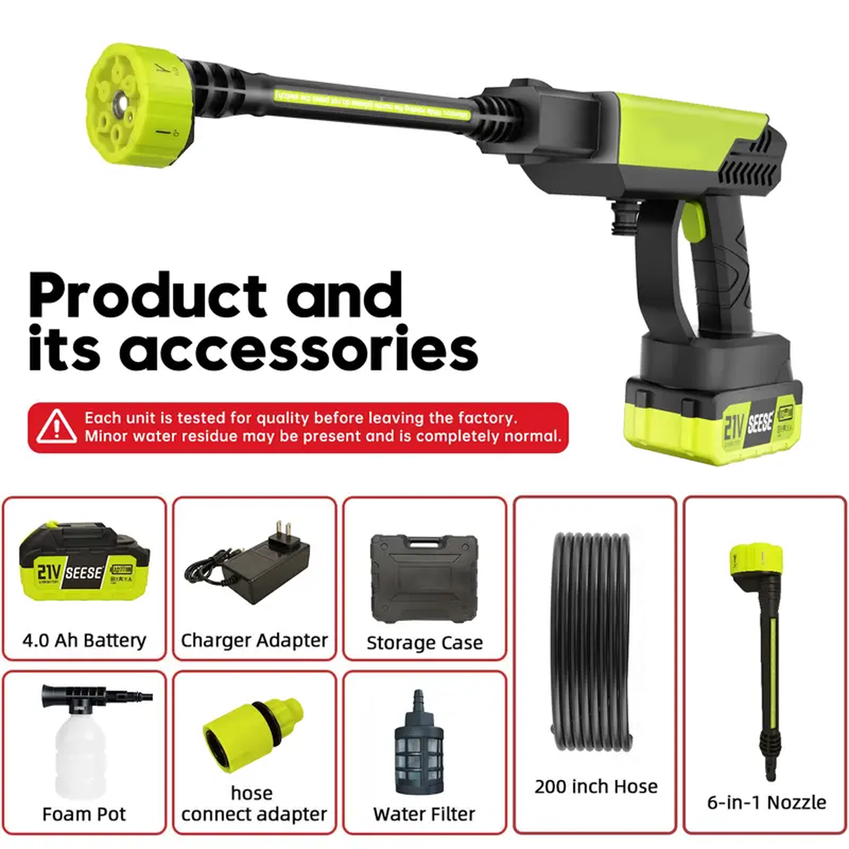 Cordless Portable Pressure Washer